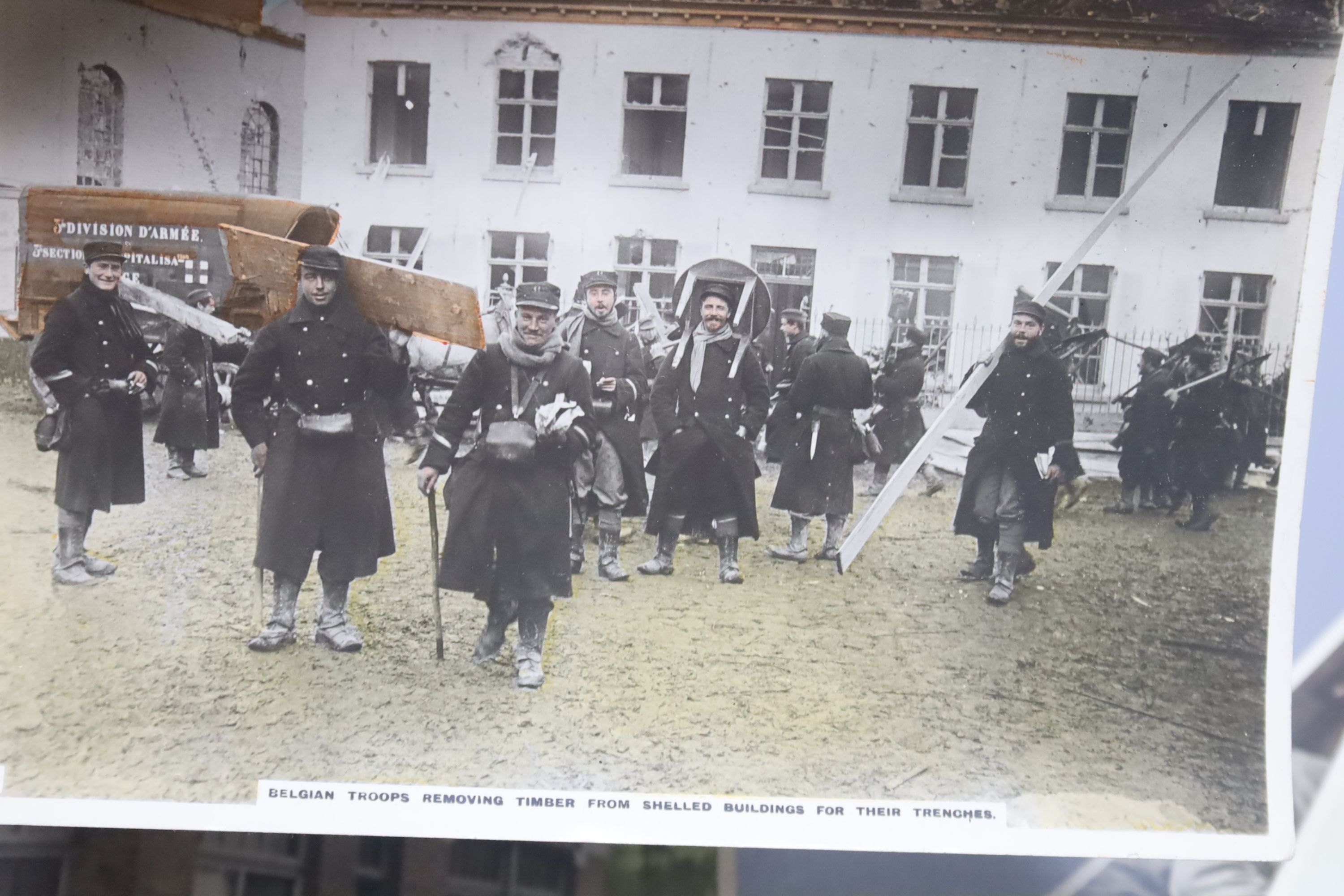 A group of WWI photos and a camera